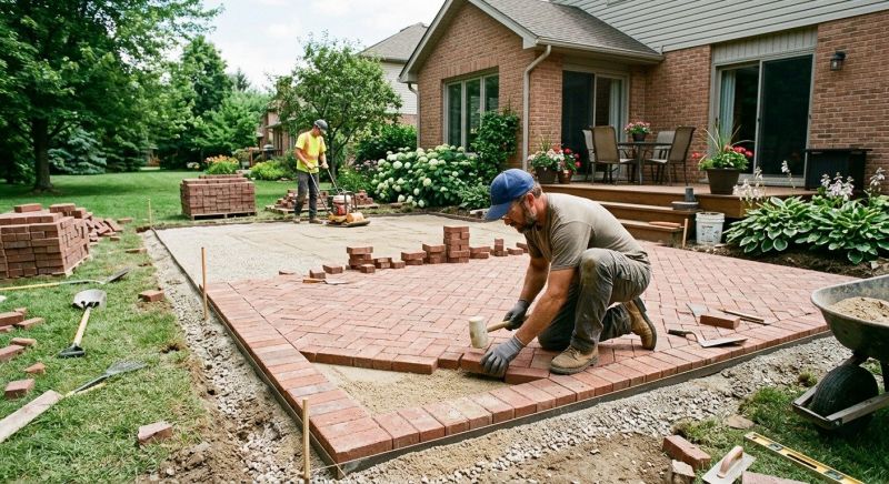 Brick Flooring Installation in West Hartford, CT